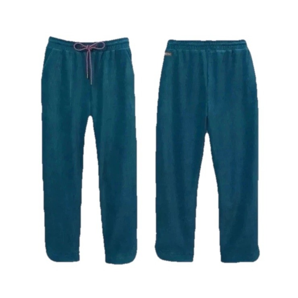 Matilda Jane‎ Womens Get Inspired Pants Size LARGE Ribbed Velour Pull On Casual